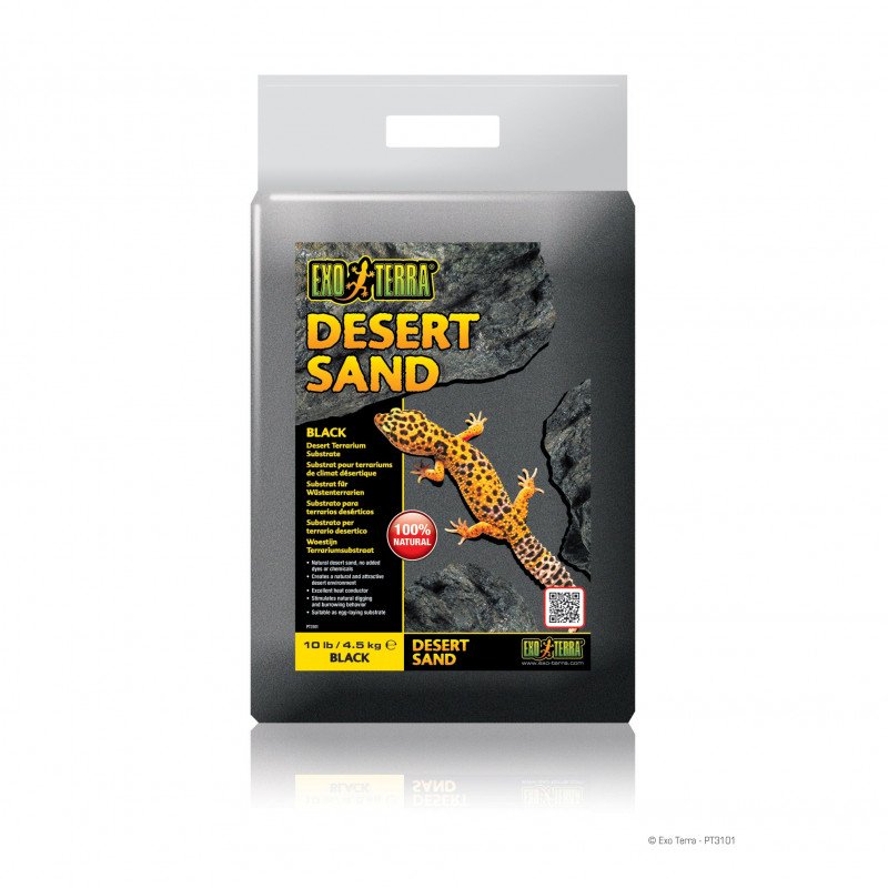 EXO-TERRA 3101 sivatagi fekete homok 4,5 kg