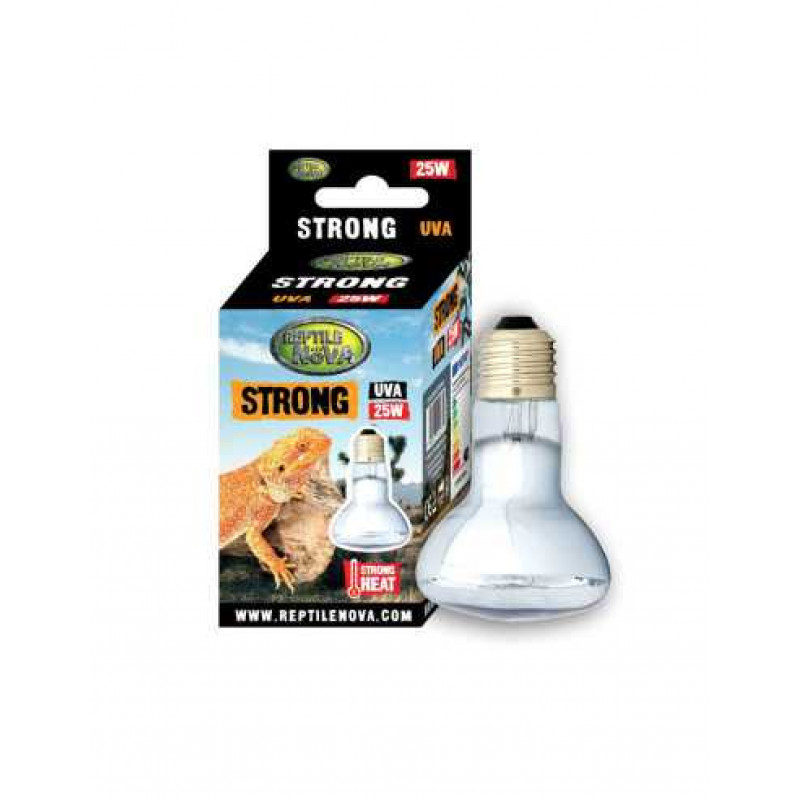 Reptile Nova Strong UVA terrárium izzó - 25W E27 sivatagi hüllőknek