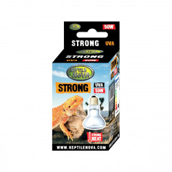 Reptile Nova Strong UVA terrárium izzó - 50W E27 sivatagi hüllőknek Világítás Terrarisztika Reptile Nova