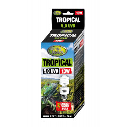 Reptile Nova Tropical UVB 5.0 energiatakarékos terrárium izzó - 13W E27 Világítás Terrarisztika Reptile Nova