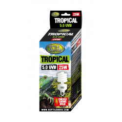 Reptile Nova Tropical UVB 5.0 energiatakarékos terrárium izzó - 25W E27 Világítás Terrarisztika Reptile Nova
