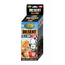 Reptile Nova Desert UVB 10.0 energiatakarékos terrárium izzó - 13W E27 félsivatagi hüllőkhöz Világítás Terrarisztika Reptile Nova