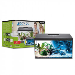 AQUAEL leddy 75 D&N fekete akvárium szett 75x35x40 ( 105 l) 124526 Akvárium Akvarisztika AQUAEL