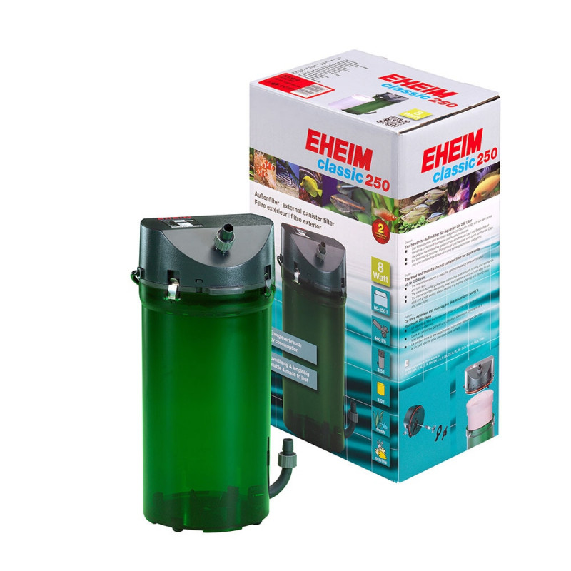 EHEIM 2213050 Classic k.szűrő (440 l/h) BIO töltet+dpl csap 250 l