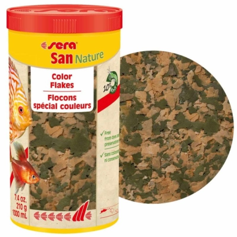 SERA San Nature 1000 ml színfokozó lemezes 32243