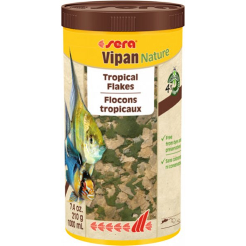 SERA Vipan Nature 1000 ml általános lemezes 32240