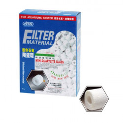 SZB Ista akváriumi szűrőanyag Quartzite Glass Mini 10 mm kerámiagyűrű 1 liter I255 Felszerelés Akvarisztika SZB