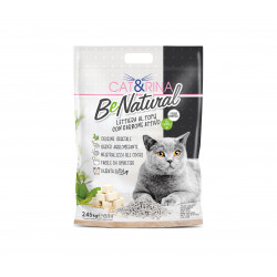 CAT RINA Tofu macskaalom aktív szénnel 5,5 l / 2,45 kg 14783 csomosodó, wc-be dobható Macskaalom kutya-macska Cat Rina