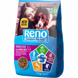 Reno Optimal Life 15 kg száraz kutyatáp bárány-rizs zöldséggel Kutya kutya-macska Reno