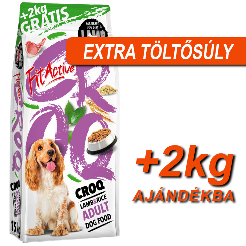 Panzi Fit Active CROQ  Premium 15+2 kg Lamb&Rice 313993