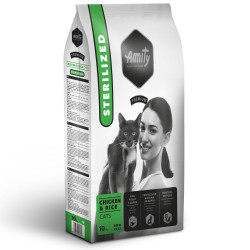 Amity Premium Cats száraz macskatáp STERILIZED 10 kg Chicken&Rice 04GA100009 Macskatáp, macskaeledel kutya-macska Amity
