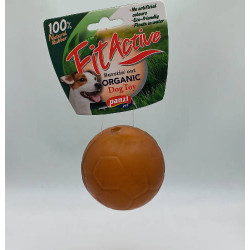 FitActive natúr gumijáték football 6 cm - játék kutyák részére 315997 Kutya kutya-macska FitActive