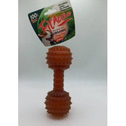FitActive natúr gumijáték Rugby Dumbell L - játék kutyák részére 316130 Kutya kutya-macska FitActive