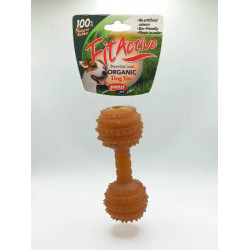 FitActive natúr gumijáték Rugby Dumbell S - játék kutyák részére 316116 Kutya kutya-macska FitActive