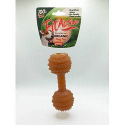 FitActive natúr gumijáték Rugby Dumbell S - játék kutyák részére 316116 Kutya kutya-macska FitActive