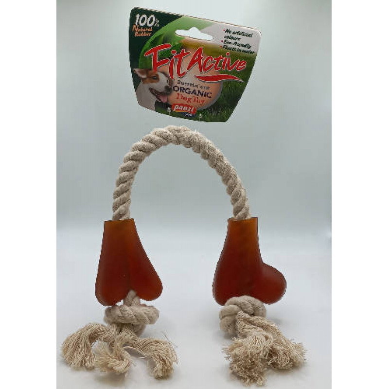 FitActive natúr gumijáték Two Large Bone Ends - játék kutyák részére 316178