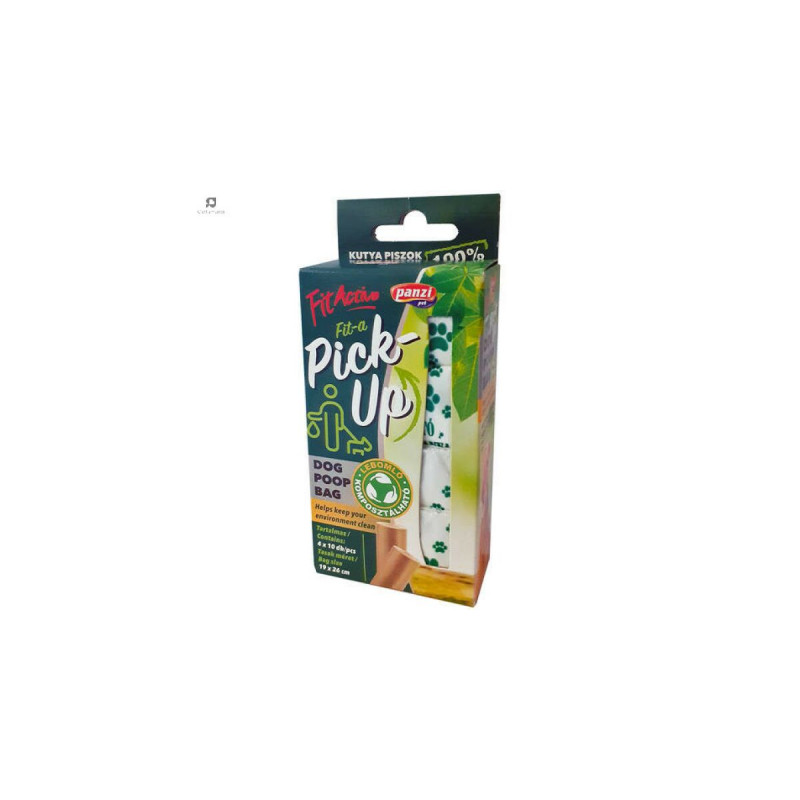 Panzi Fit Active Fit-a Pick-Up kutyazacskó lebomló 5 db-os narancssárga 22x30x15 db/tekercs 315034