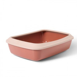 SAVIC 263-CHTR IRIZ macska wc toszkán vörös pezsgő peremmel 42x31x12,5 cm (380) Alomtálca, macska WC kutya-macska Savic