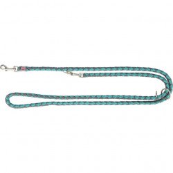 TRIXIE 143528 Cavo póráz állítható S-M 2m/12mm aqua/szürke Kutya kutya-macska TRIXIE