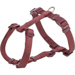 TRIXIE 203231 textil H-hám Premium XS-S 30-44/1 cm sangria málna Kutya kutya-macska TRIXIE
