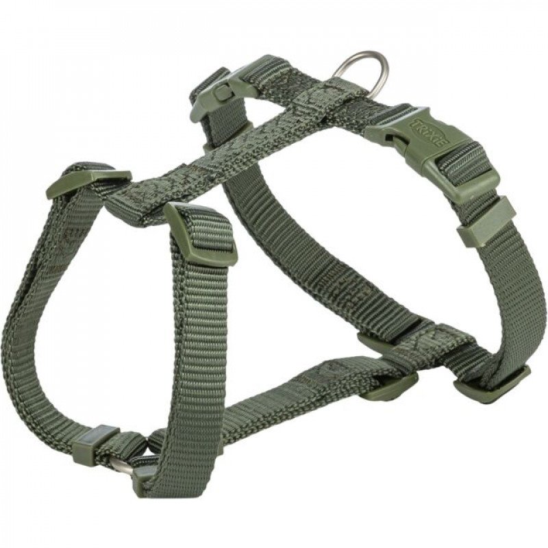 TRIXIE 203233 textil H-hám Premium XS-S 30-44/1 cm olívazöld