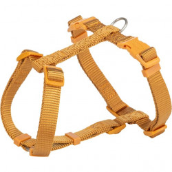 TRIXIE 203329 textil H-hám Premium S-M 42-60/1,5 cm curry Kutya kutya-macska TRIXIE