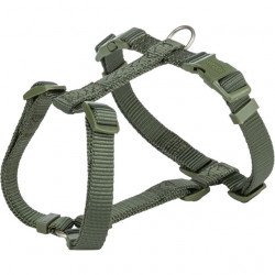 TRIXIE 204933 textil H-hám Premium L 60-87/2,5 cm olívazöld Kutya kutya-macska TRIXIE