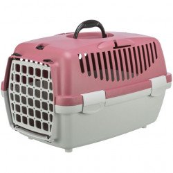 TRIXIE 39815 szállító box Capri 1 48×32×31 világosszürke/antik pink 6 kg alatti Szállítóeszközök kutya-macska TRIXIE