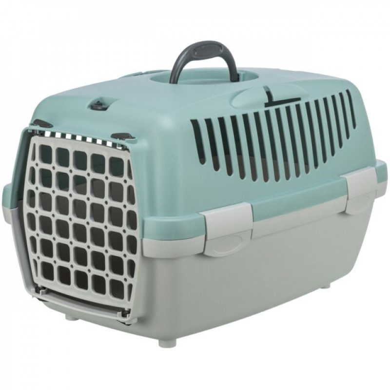 TRIXIE 39819 szállító box Capri 1 48×32×31 Világosszürke/zsálya 6 kg alatti