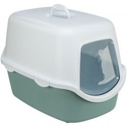 TRIXIE 402710 Vico wc fedeles 40x40x56 cm zsálya/fehér Alomtálca, macska WC kutya-macska TRIXIE