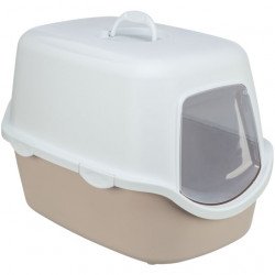 TRIXIE 402711 Vico wc fedeles 40x40x56 cm mályva/fehér Alomtálca, macska WC kutya-macska TRIXIE