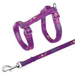 TRIXIE 4209 hám+póráz cica műa. csatos 23-39cm/10mm/1,2m Hám, nyakörv, póráz kutya-macska TRIXIE