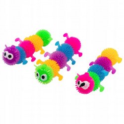 COMFY 245030 cicajáték szilikon kukac szines 8,5 cm – 1 db, véletlen szín Macskajáték kutya-macska Comfy