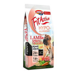 Panzi FitActive ORIGINALS 15 kg PUPPY&JUNIOR HYPOALLERGENIC Lamb&Spring Veggies 315164 Kutya kutya-macska FitActive