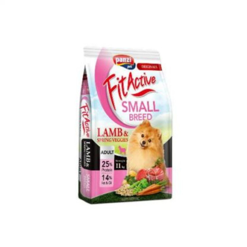 Panzi FitActive ORIGINALS SMALL 11 kg ADULT HYPOALLERGENIC Lamb&Spring Veggies 315874