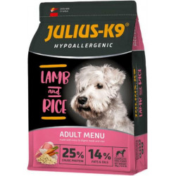 JULIUS K-9 HighPremium SMALL 3 kg ADULT Hypoallergenic LAMB&Rice 314587 Kutya kutya-macska JULIUS K9