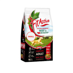 Panzi Fit Active PURE SMALL 3 kg Hypoallergenic BEEF-ROSEHIP (marha,csipkebogyó) 315836 Kutya kutya-macska FitActive