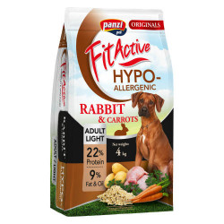 Panzi FitActive ORIGINALS 4kg Hypoallergenic ADULT LIGHT Rabbit and Carrots 315249 Kutya kutya-macska FitActive