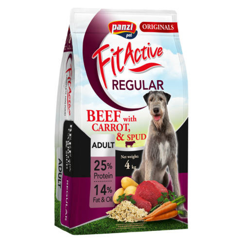 Panzi FitActive ORIGINALS 4kg REGULAR Beef with Carrots and Spud 315188