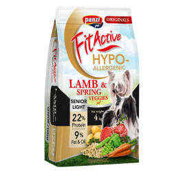 Panzi FitActive ORIGINALS 4kg SENIOR/LIGHT HYPOALLERGENIC Lamb&Spring Veggies 315218 Kutya kutya-macska FitActive