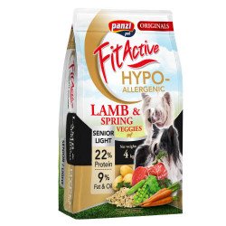 Panzi FitActive ORIGINALS 4kg SENIOR/LIGHT HYPOALLERGENIC Lamb&Spring Veggies 315218 Kutya kutya-macska FitActive