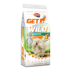 Panzi GetWild 15 kg Adult sensitive pulykás 315294 csirke és búza mentes 24/12 Kutya kutya-macska Panzi GetWild