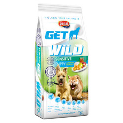 Panzi GetWild 15 kg Puppy sensitive bárány&hal+alma 315287 csirke és búza mentes 28/12 Kutya kutya-macska Panzi GetWild