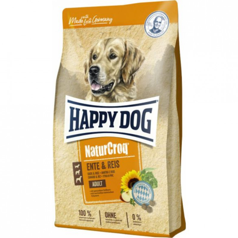 Happy Dog Natur-Croq 11 kg ente/reis (kacsa/rizs) 148526