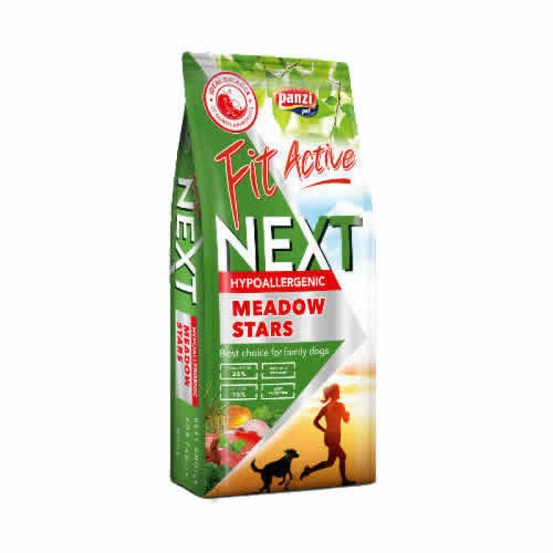 Panzi Fit Active NEXT 15 kg adult Meadow Stars ételallergiára nyúl-bárány-marha-rizs-alma 312378