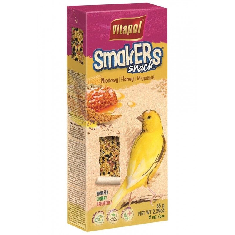 VP. (2506) Smakers rúd kanárinak 2db 90g méz