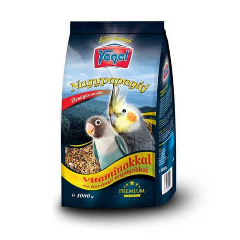 Vogel Prémium - teljesértékű eleség 1 kg zacskós nagypapagájok részére 315207