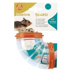 FERPLAST 84810099 bujócső ív 8,2x8,2 cm/ds=6 cm Ketrec Rágcsáló FERPLAST
