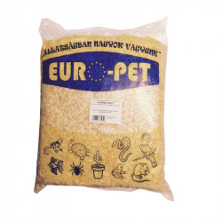 EURO-PET forgács 90 l ömlesztett Alom, aljzat Rágcsáló EURO-PET