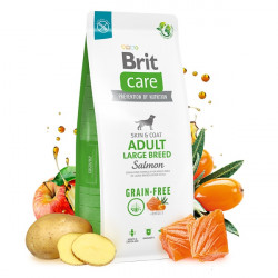 Brit Care Grain-Free/gabonamentes ADULT Large Breed 12 kg Salmon&Potato 172204 Kutya Kutyáknak Brit
